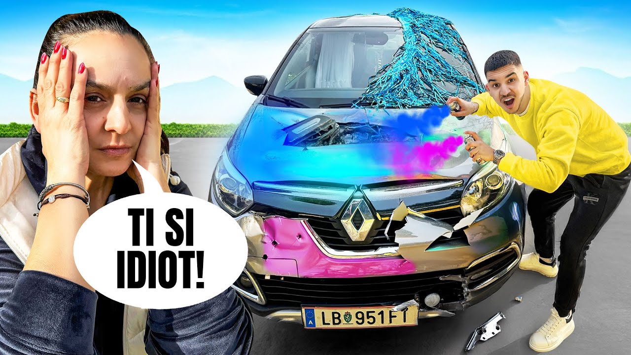 UNIŠTIO SAM MAMIN AUTO pa ju iznenadio!