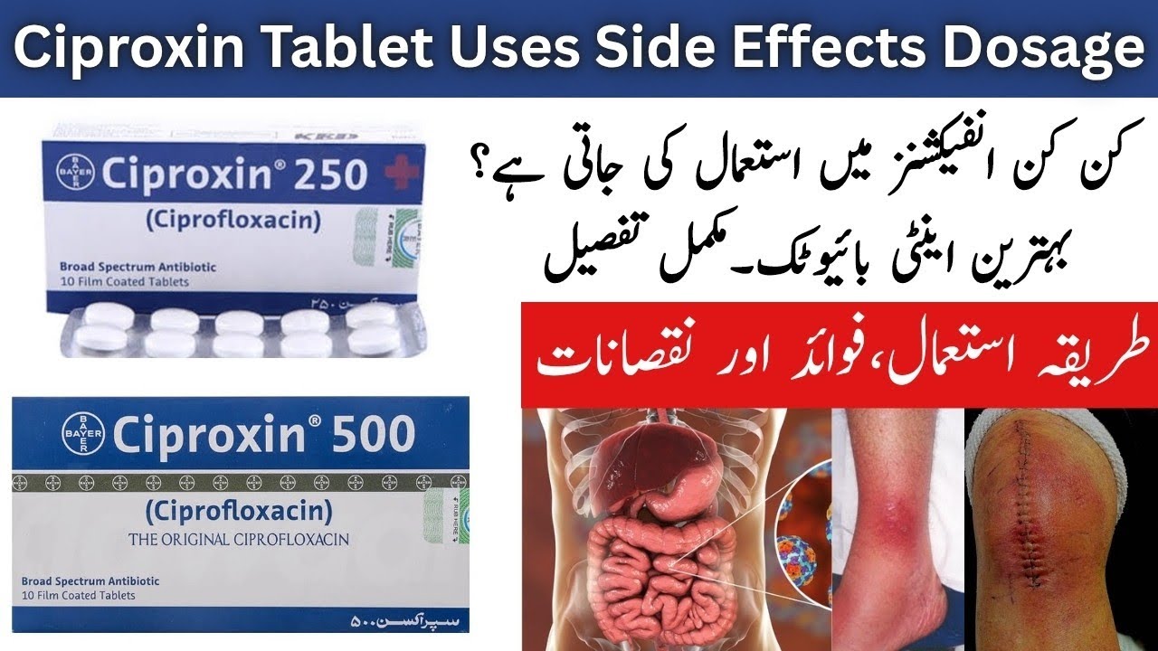 Ciproxin 500 Tablet Uses In Urdu | Ciproxin 250 Tablet Use