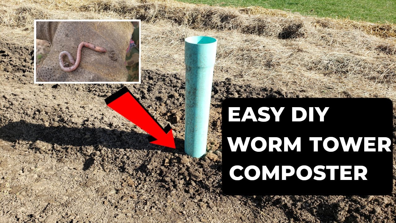 Worm Tower Composter DIY
