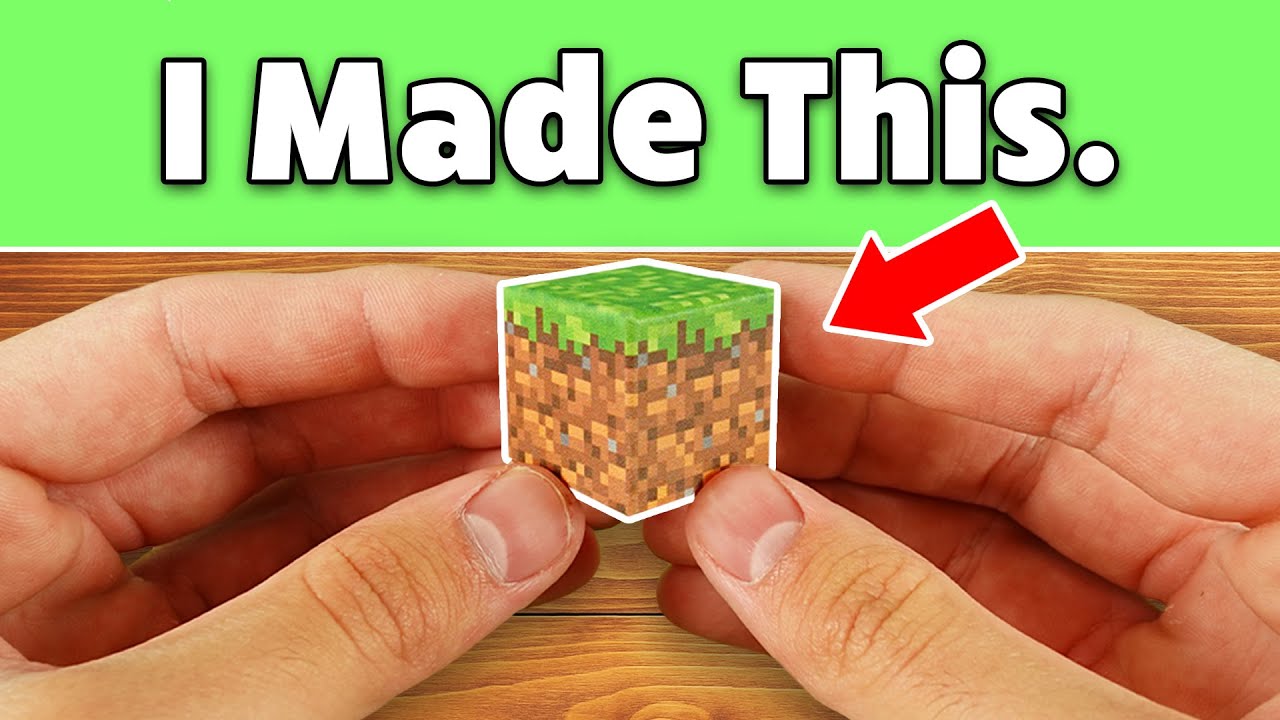 I Made Real Minecraft Blocks In A FACTORY