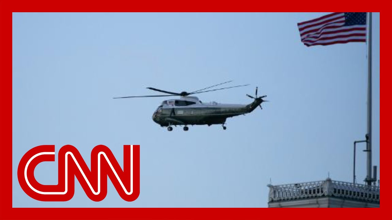 Watch President Trump's final White House departure