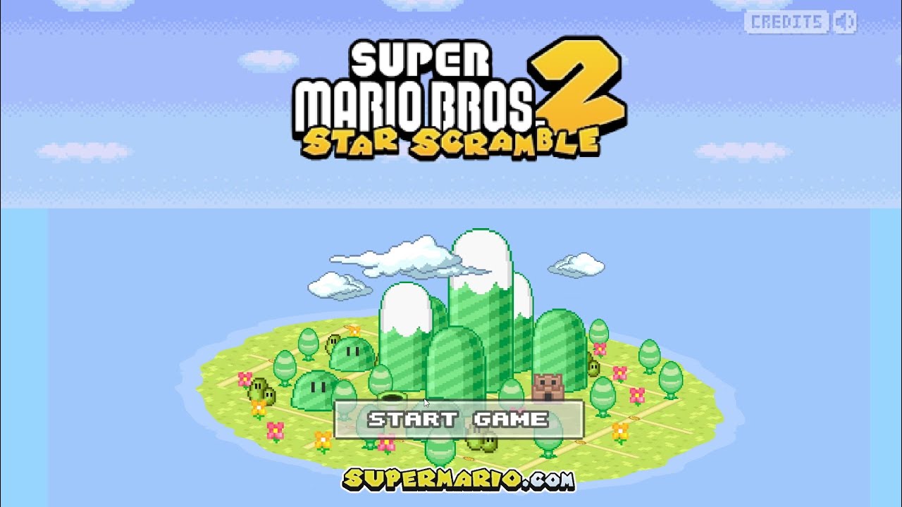 Super Mario Bros. Star Scramble 2 - Full Game 100% Walkthrough