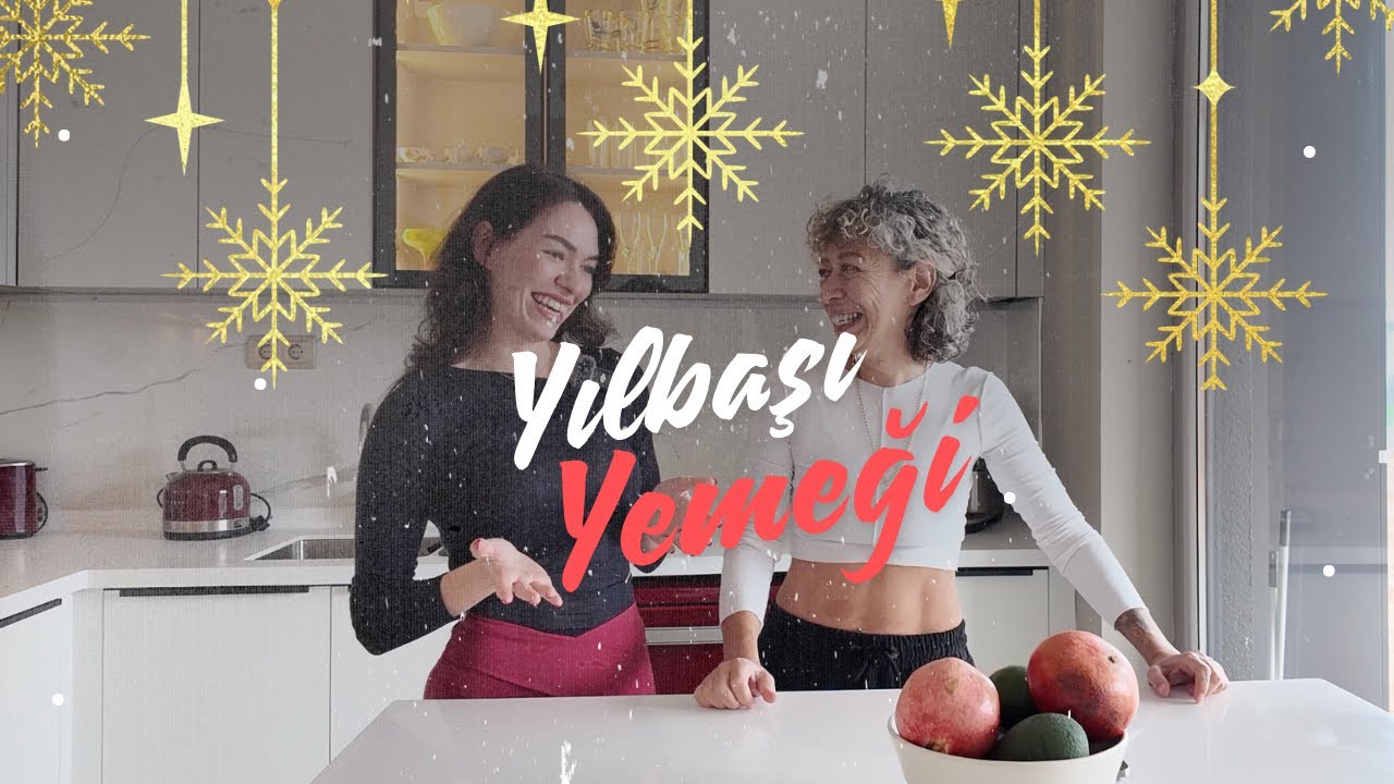 ANNEMLE YILBAŞI YEMEĞİ YAPIYORUZ! I yılbaşı hindisi, sıcak şarap,  viral yılbaşı aperatifleri