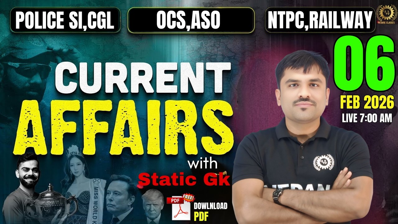 6nd February 2026 Current Affairs | DailyCurrent Affairs For OPSC OCS & All Other Competitive Exams