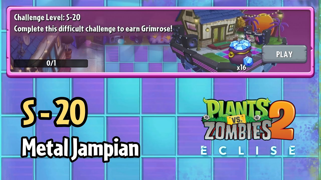 Plants vs Zombies 2: Eclise Alpha | S-20: Metal Jampian
