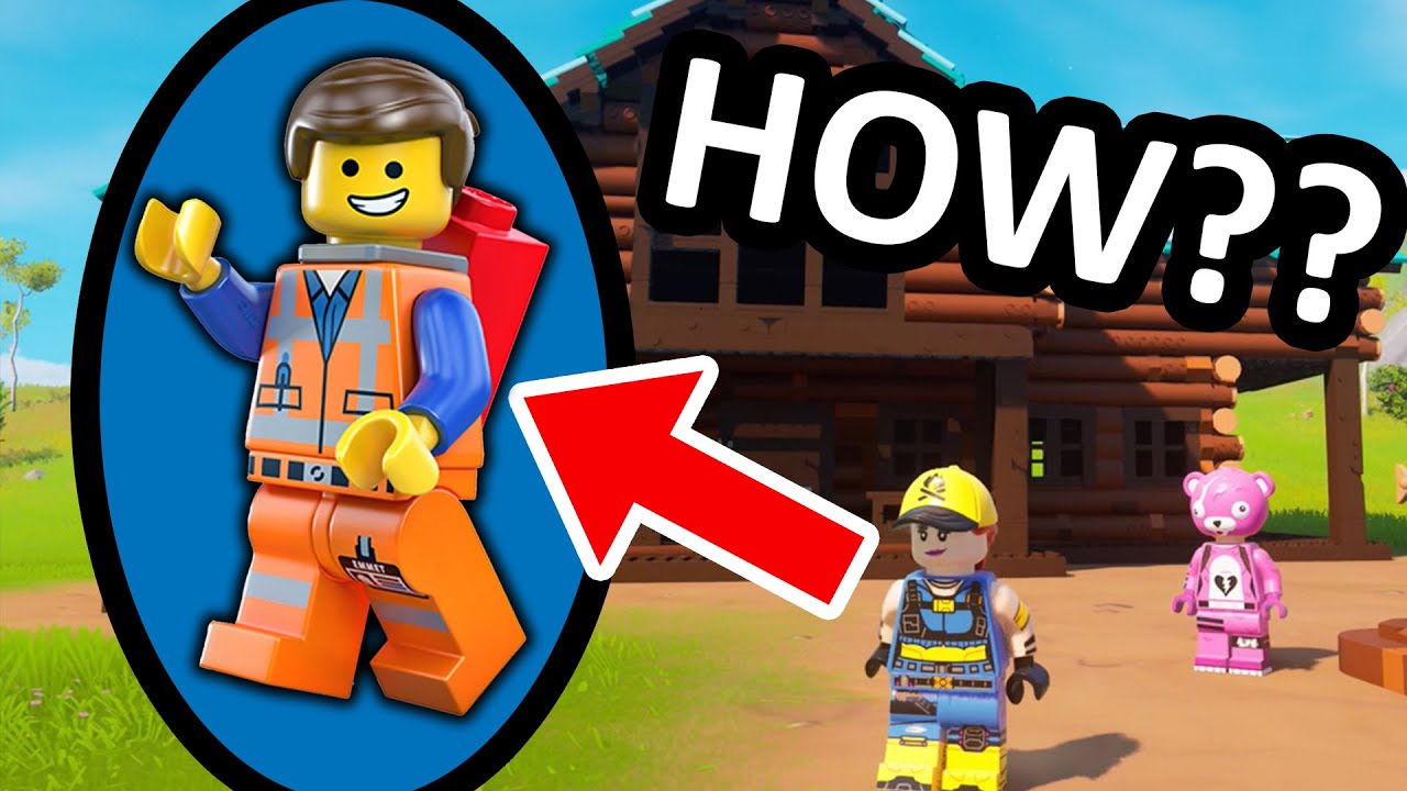 Fortnite But It's LEGO and Minecraft Survival