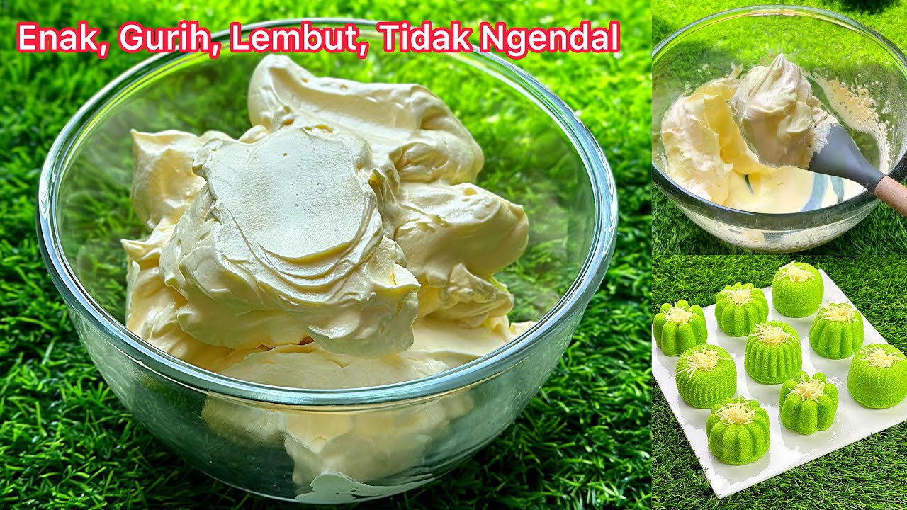 SUSAH CARI MENTEGA PUTIH ??? PAKAI MARGARIN AJA_BUTTER CREAM EKONOMIS 3 BAHAN