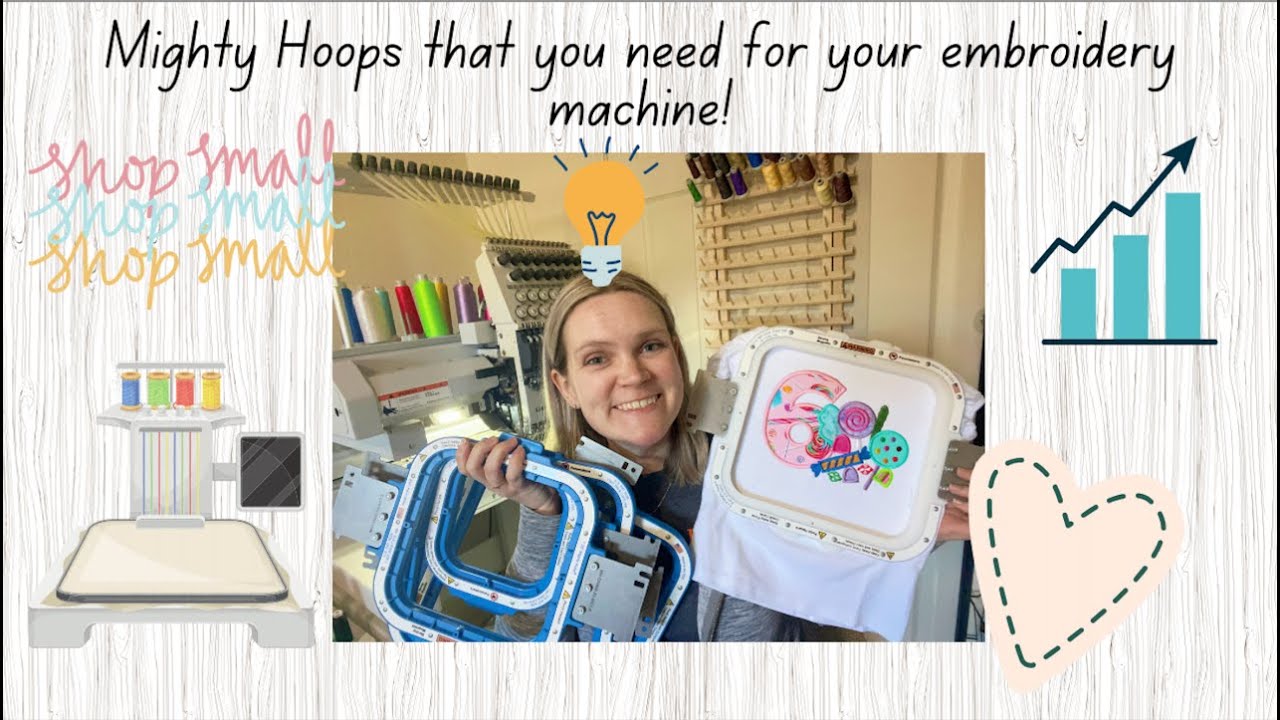Mighty Hoops That You NEED For Your Machine! / Embroidery Business / Embroidery Machine