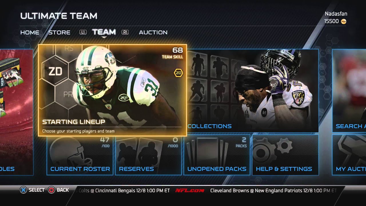 Madden 25 (PS4): Madden Ultimate Team EP1 - Team Nadasfan Creation