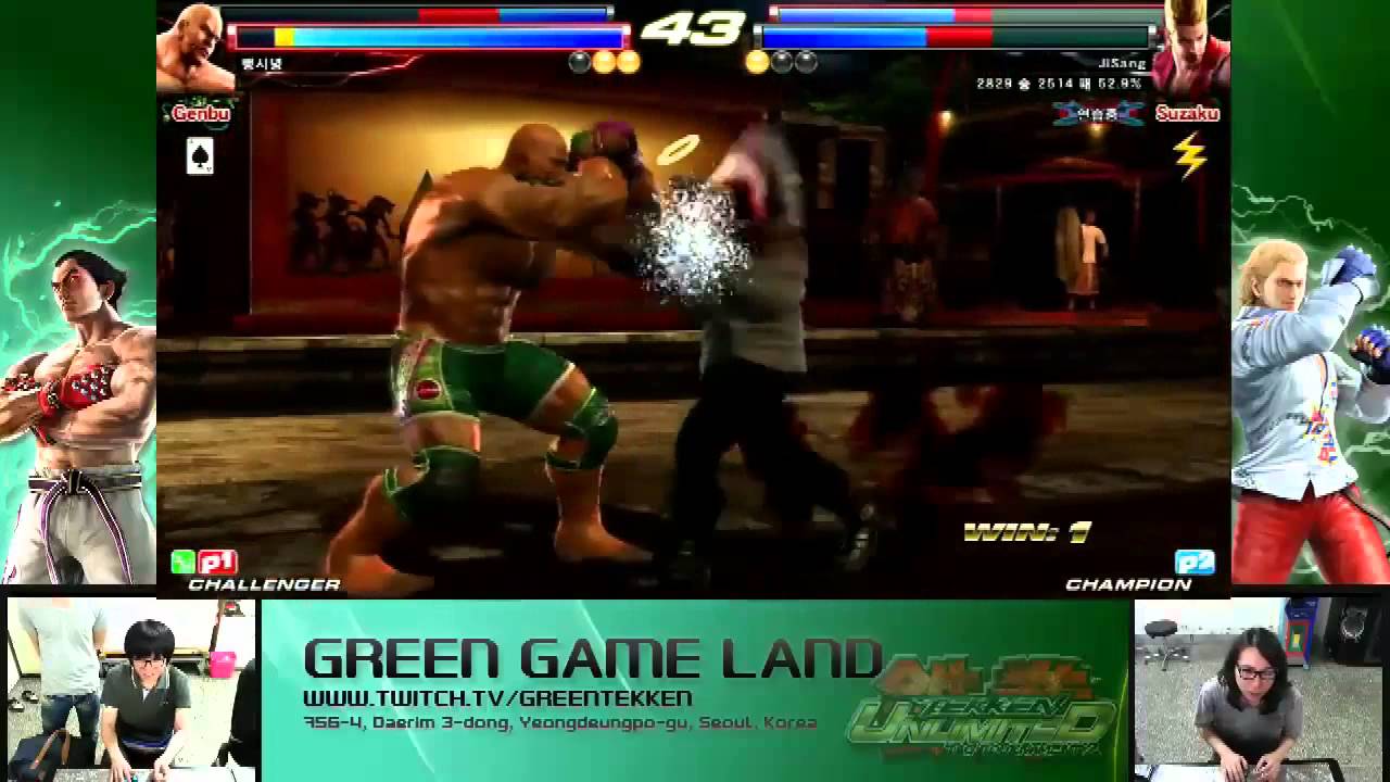 Tekken Tag 2 Unlimited JDCR (Steve/Bryan/Devil Jin/Jack) vs JiSang (Bob/Paul)