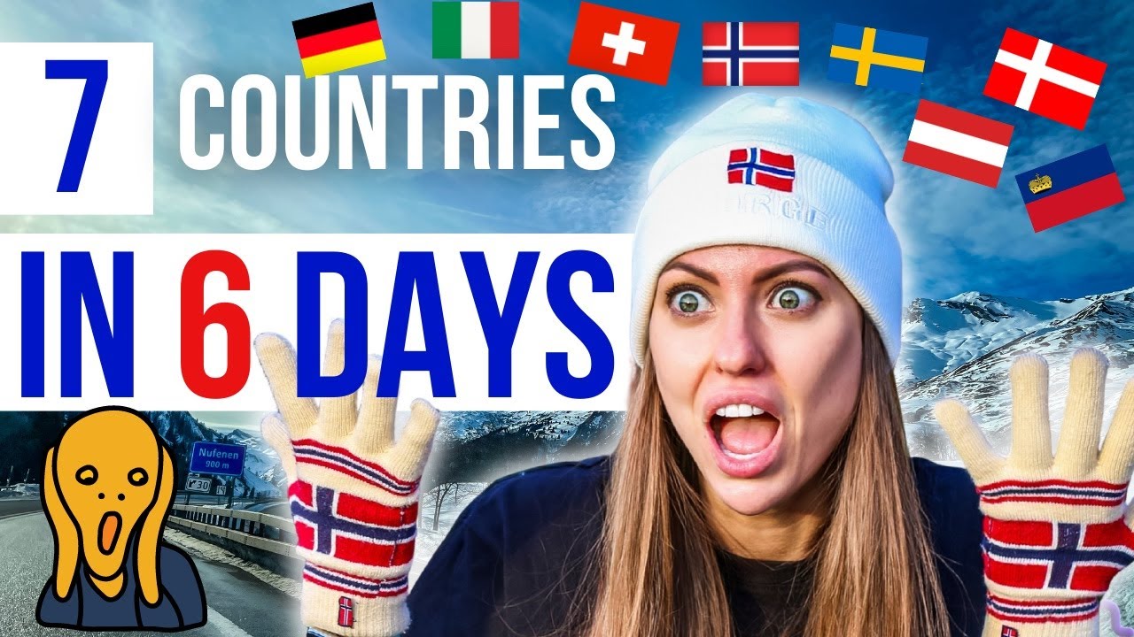 CRAZY ROAD TRIP! Driving from Norway 🇳🇴 to Italy🇮🇹 Most Scenic Trip around Europe for YOU to Try