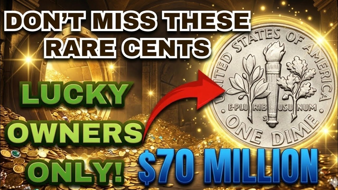 DON'T MISS THESE RARE CENTS: 2 Roosevelt Dimes Worth $70 Million Combined &mdash; Lucky Owners Only!