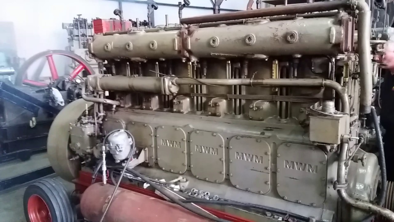 Mwm diesel 225 pk  eerste start poging naar 16 jaar