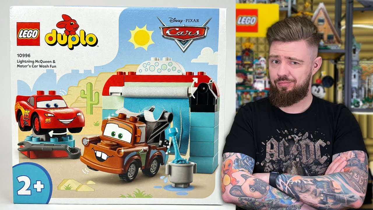 ZYGZAK MCQUEEN I ZŁOMEK: MYJNIA 💦 LEGO DUPLO 10996 RECENZJA