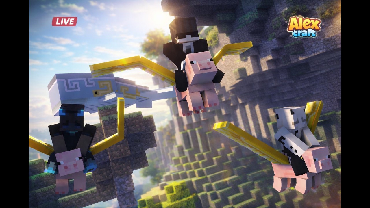 DAY 3 IN Alexcraft | HarsPlayze  #ytshorts #live #minecraftlivestream #mcfleet