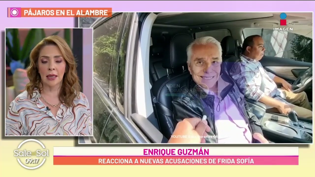 Enrique Guzm&aacute;n reacciona a nueva acusaciones de Frida Sof&iacute;a en su contra | Sale el Sol