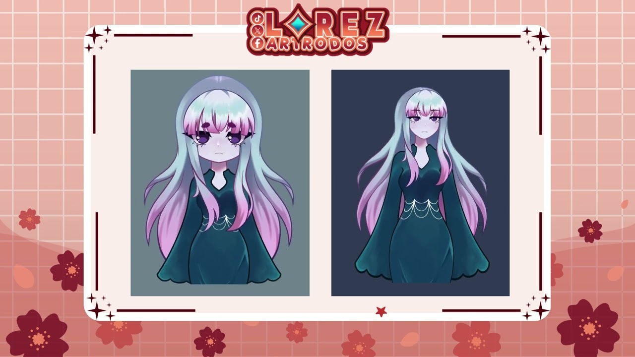 GLOOMY CHIBI AN DNON CHIBI GIFTUBER COMM