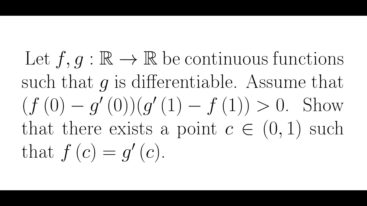 Differential Calculus Problem IMC