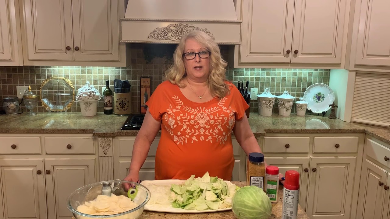 Easy Baked Cabbage and Potatoes.  5 min prep time ,super easy and always a favorite!