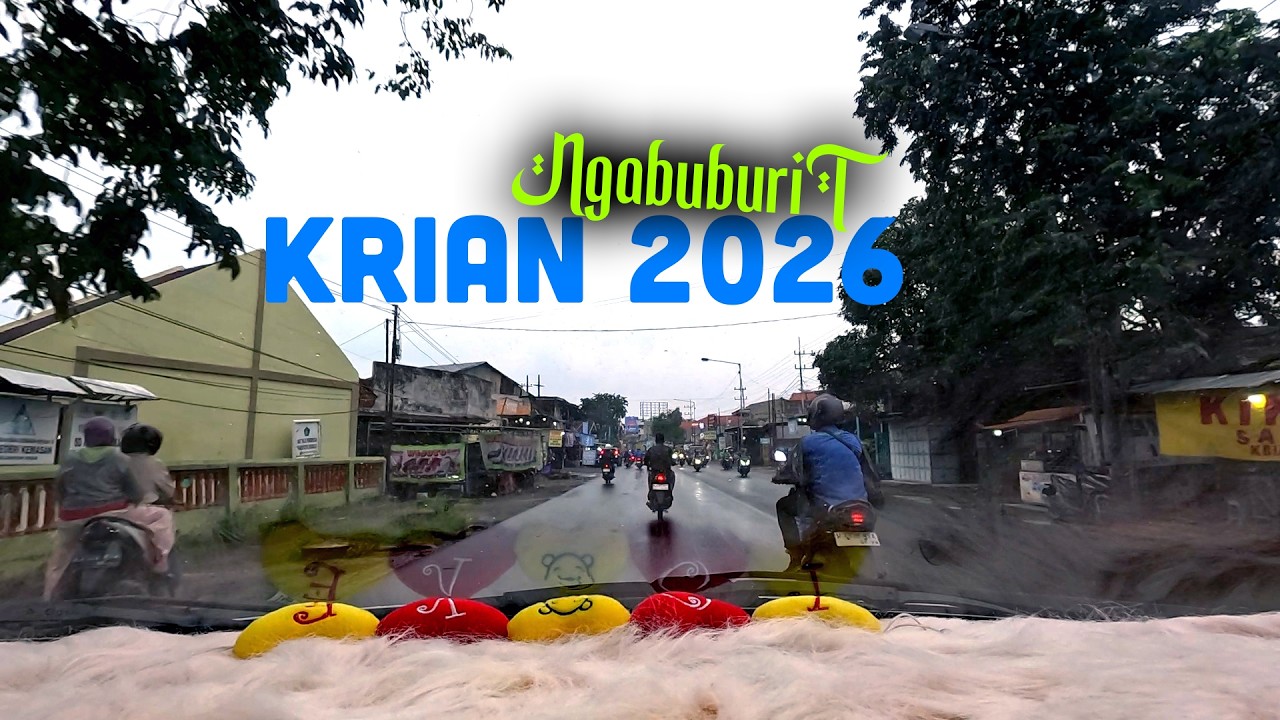 Ngabuburit Krian Sidoarjo 2026 🌙 Suasana Ramadhan Paling Ramai & Seru!
