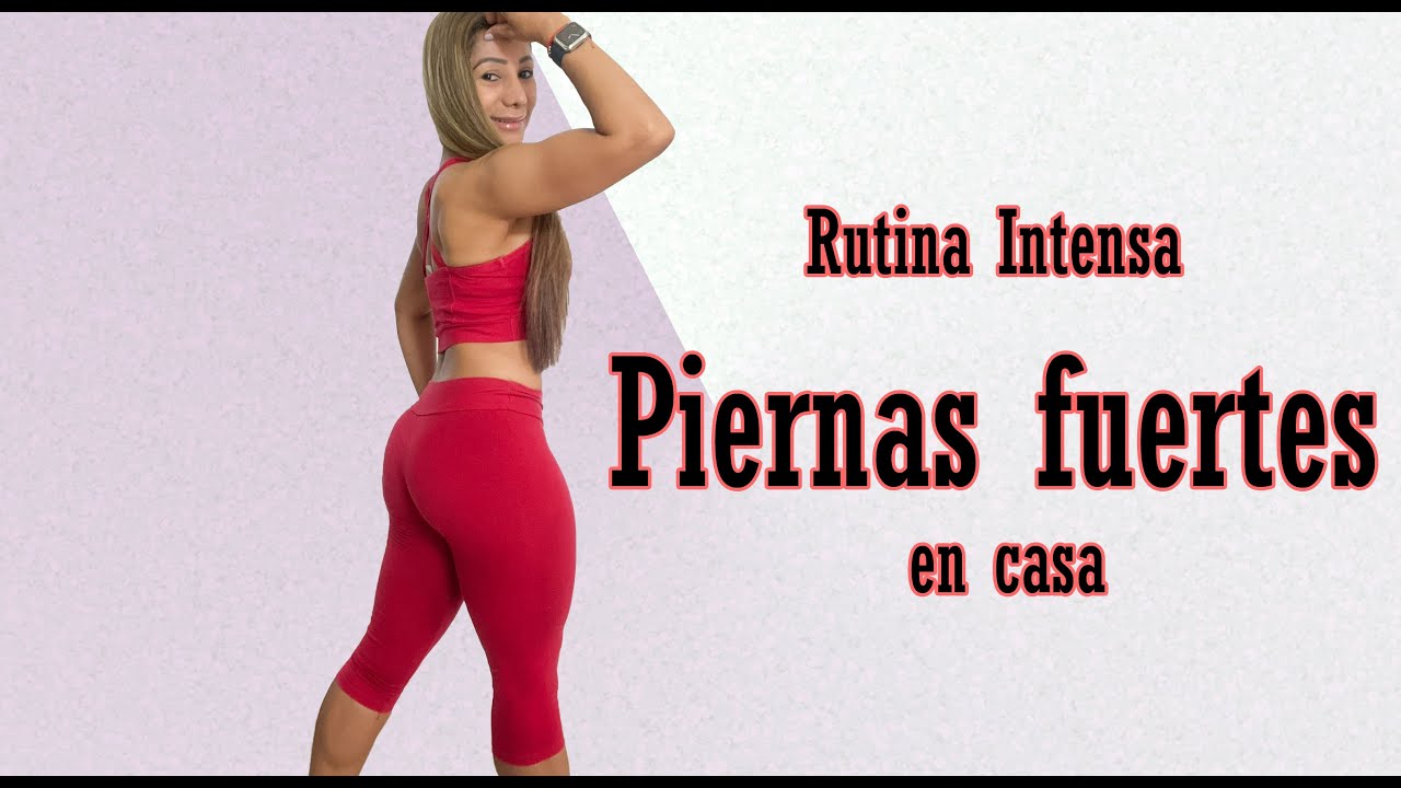 Rutina intensa para piernas/glúteos en casa/ Rutina 1766
