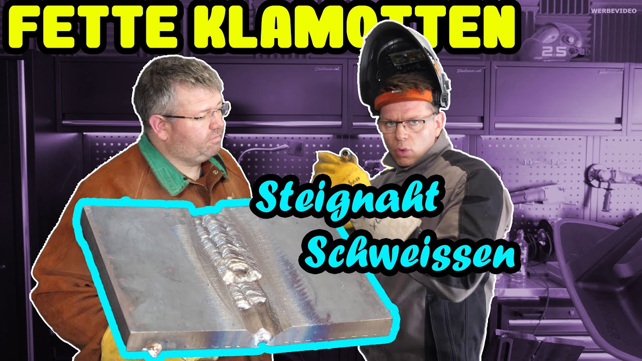 Fette Klamotten steigend schweissen mit Bernd! | MAG Tutorial