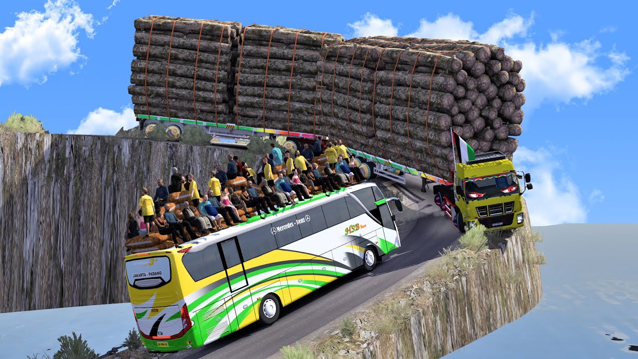 Overloaded Trailer - World's Most Dangerous Road | Euro Truck Simulator 2