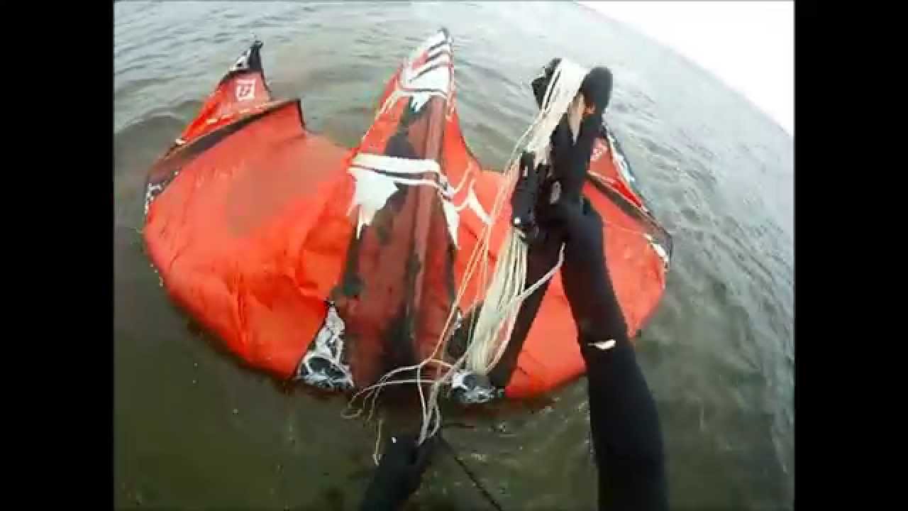 How to drift launch a kite safely / properly - self launching from the water