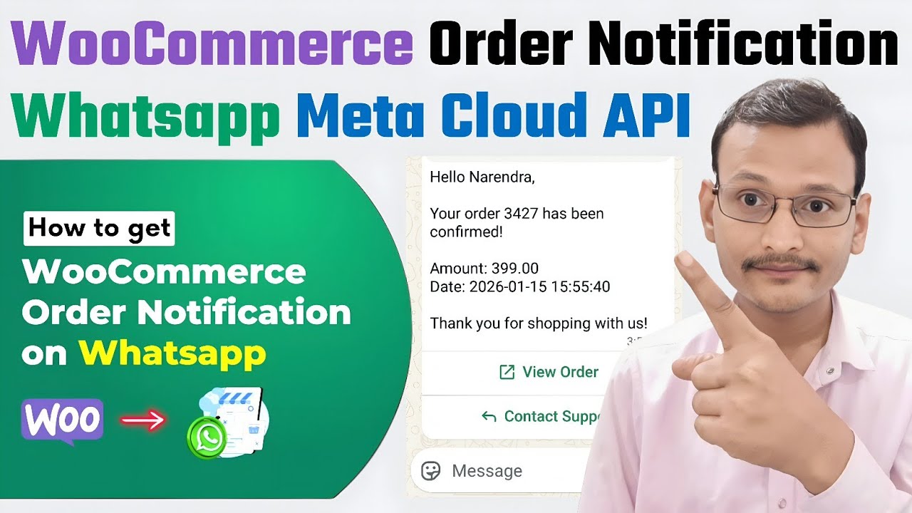 Woocommerce Whatsapp Order Notification Kaise Bheje | Wordpress Plugin + Whatsapp Api Integration