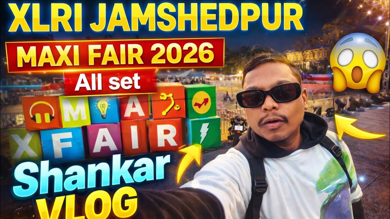 Maxi fair 2026 | XLRI Jamshedpur ⚡ Live concert 17,18 January | Shankar VLOG 