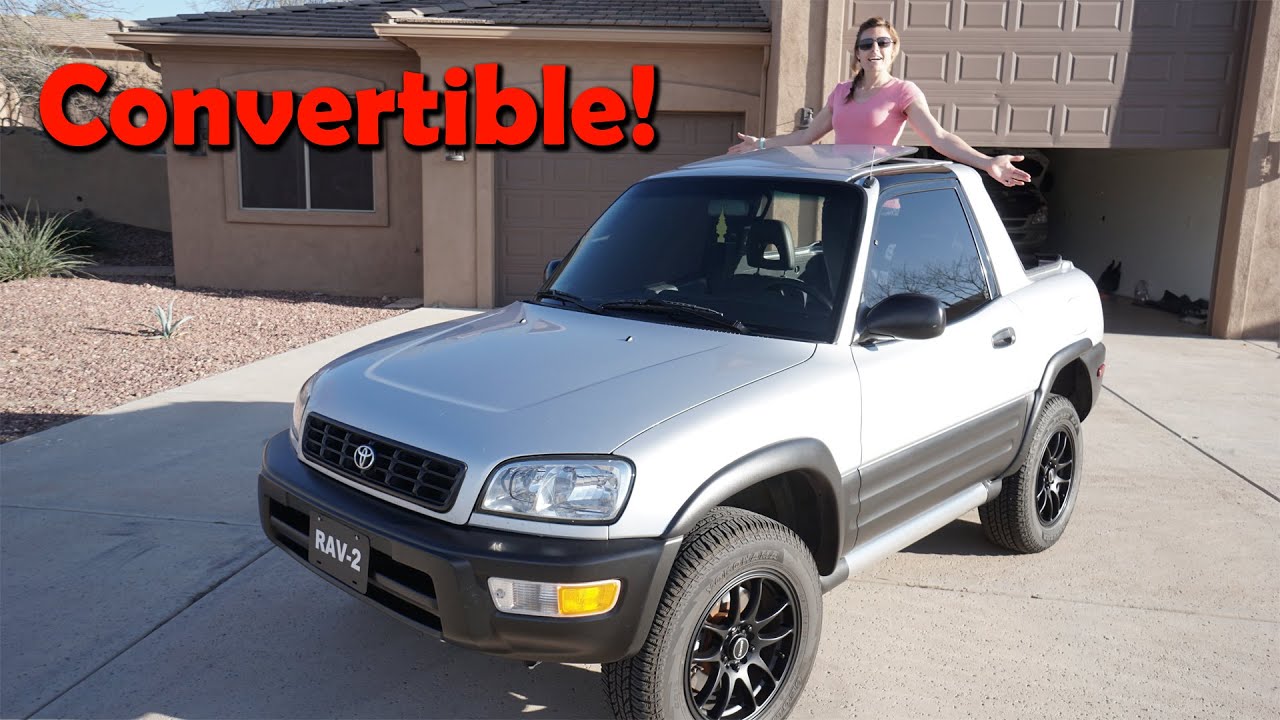 Самый крутой внедорожник в МИРЕ! Toyota RAV4 1998 года, 2-дверный кабриолет!!!