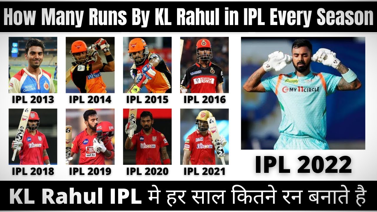 KL Rahul IPL के हर सीजन में कितने रन बनाते है ||How Many Runs By KL Rahul in IPL Every Season||