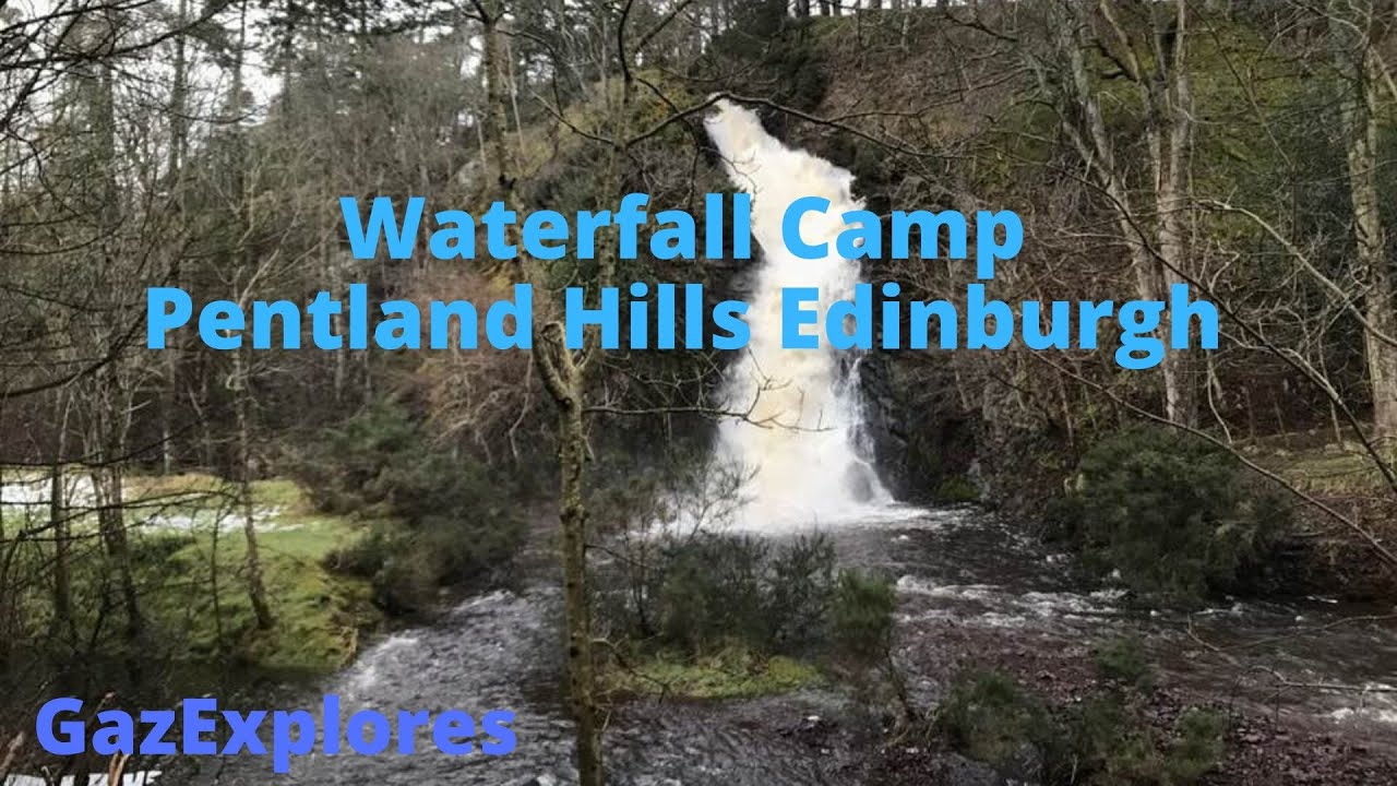 Camping By A Waterfall | Pentland Hills, Edinburgh, Scotland