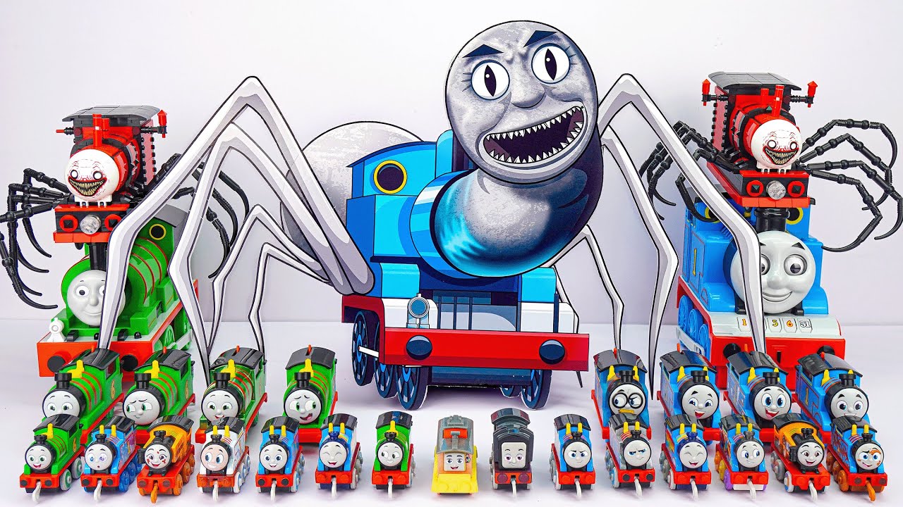 123 Minutes Satisfying Unboxing Thomas & Friends Cursed Thomas Toys ASMR | Review Toys