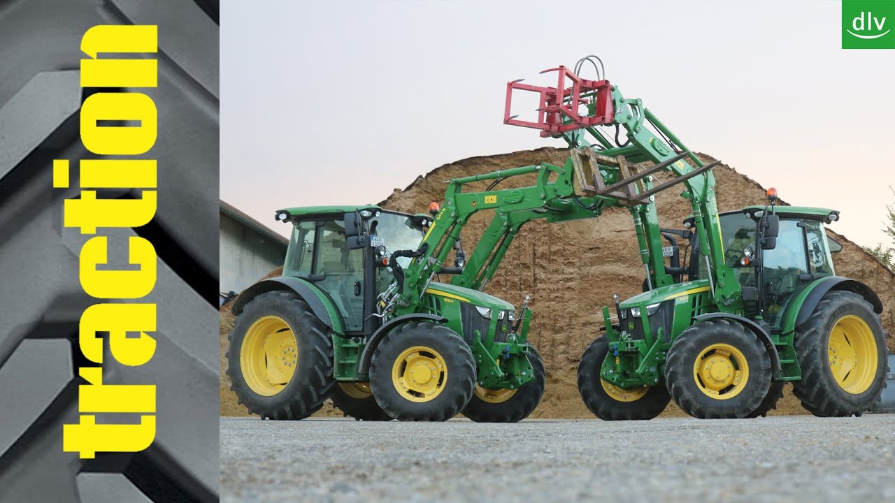 John Deere 5125R im traction Doppeltest