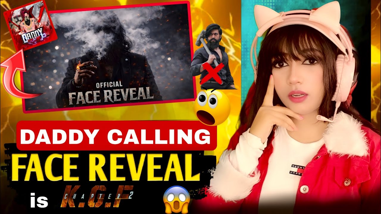 DADDY CALLING FACE REVEAL 😱 KGF 3 LOOK YASH TWIN BROTHER @daddycalling_ff REACTION SAVAGE QUEEN 