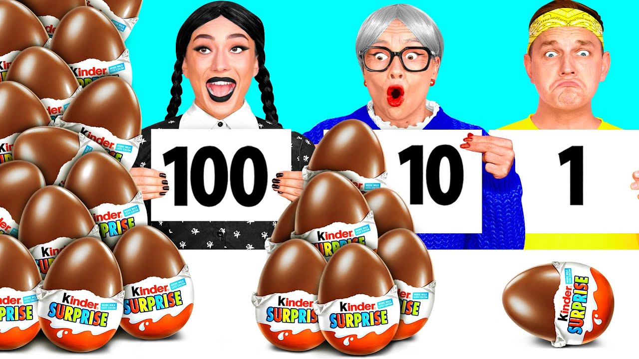 تحدي 100 طبقة من الطعام | الحيل الغذائية باردة DoDo Challenge