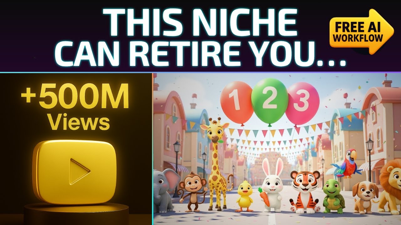 How to Make Million-View Kids Songs on YouTube with Free AI (Full Tutorial)