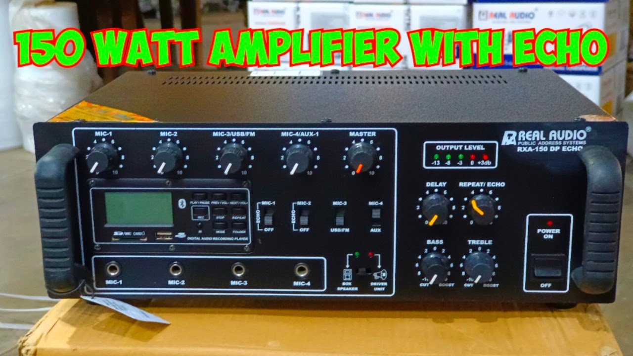 Dj Amplifer Market in Delhi || Real Audio 150 watt PA amplifier Full Review | Team Pahadi Star