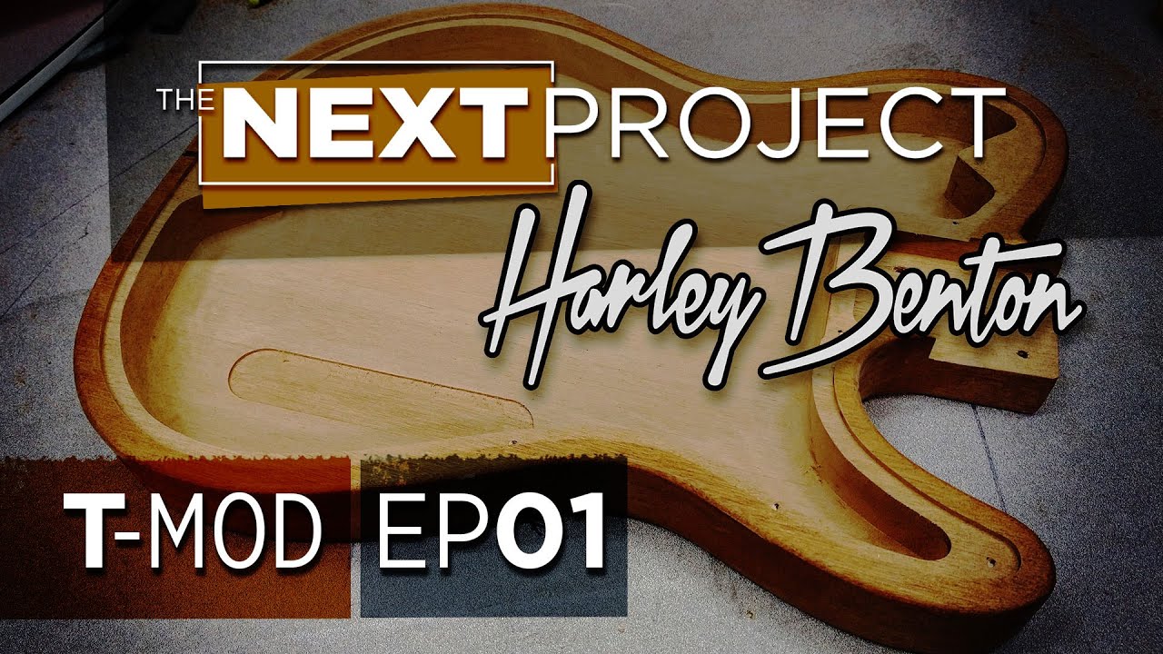 Building a T-Style Acoustasonic from a Harley Benton kit - Ep01