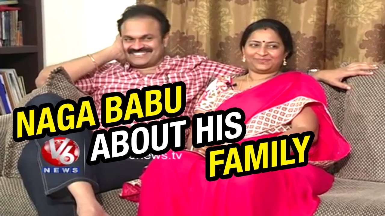 Mega Brother Naga Babu And His Wife Padmaja | Life Mates | V6 News