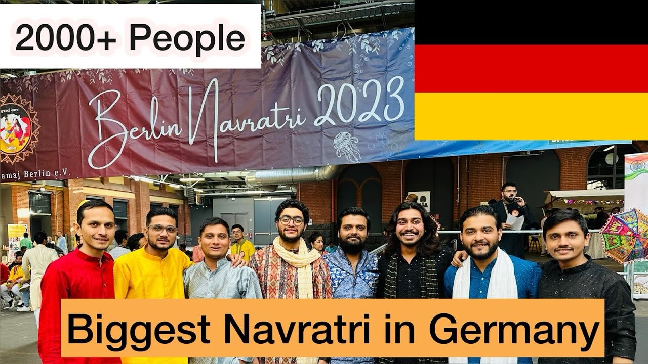 Biggest Navratri in Germany 2023 | 2000+ People Berlin Navratri Celebration | Gujarati samaj Berlin