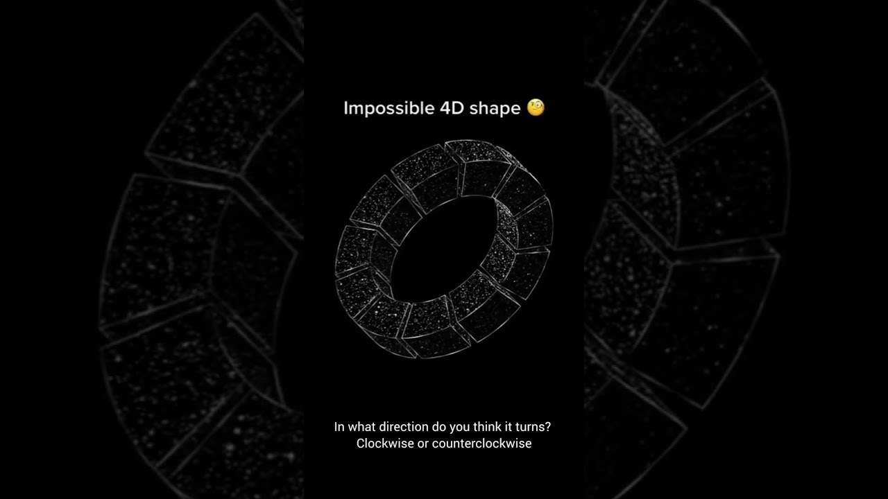 Impossible 4D shape🧐 | illusion 😵&zwj;💫