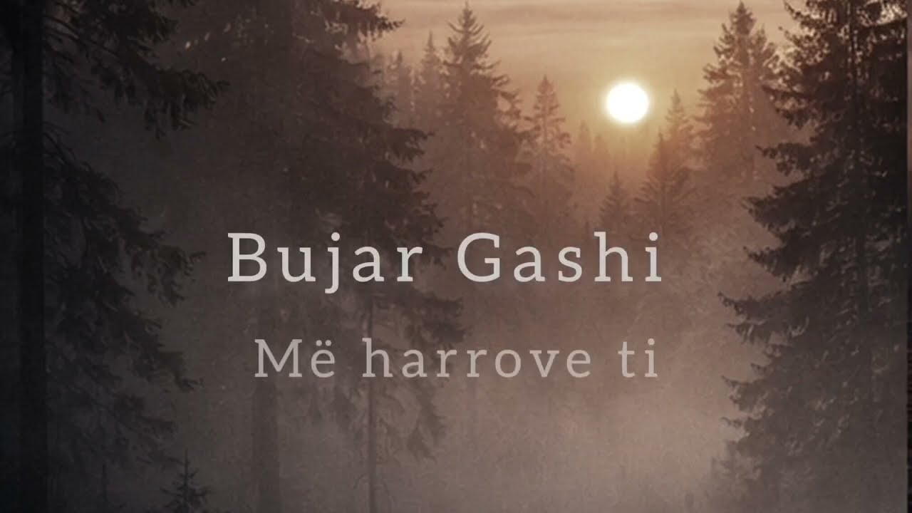 Bujar Gashi - Më harrove ti ( Official Lyrics Video )