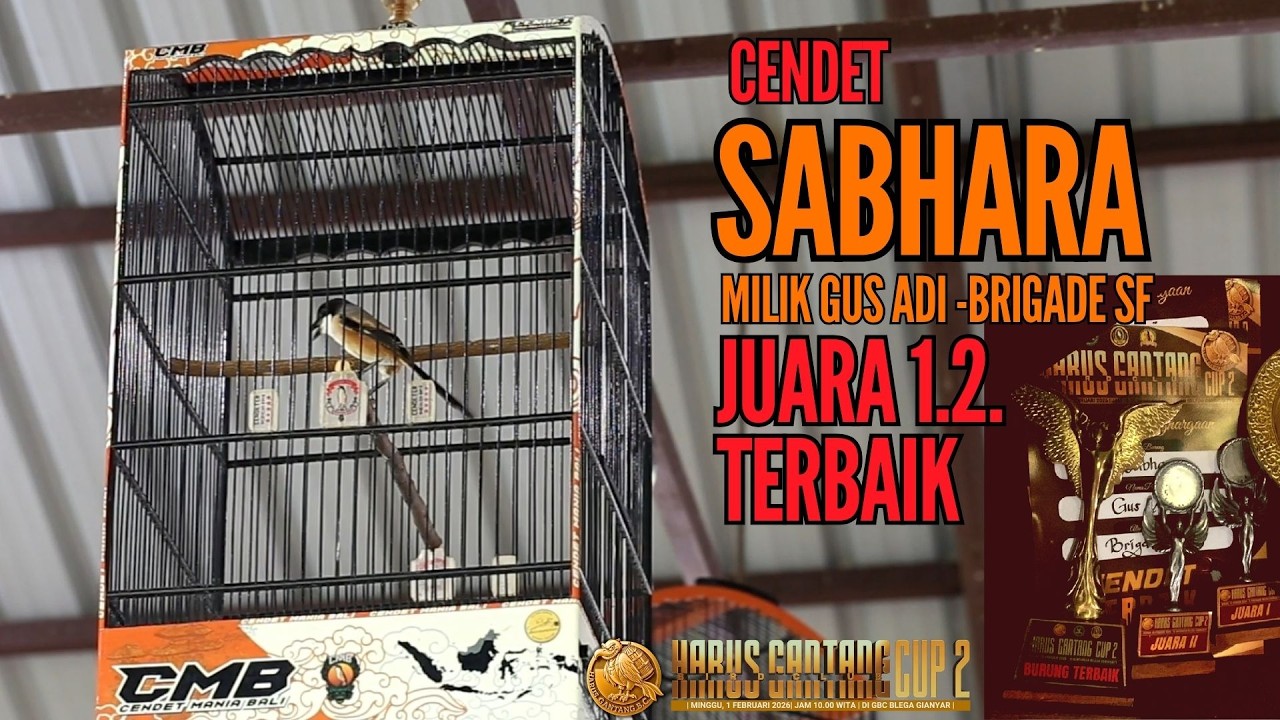 TERBAIK - CENDET SABHARA MILIK GUS ADI - BRIGADE SF