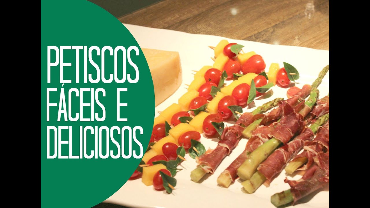 RECEITAS DE PETISCOS - fáceis, simples e deliciosos!