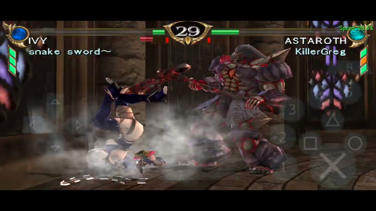 Ivy vs astaroth soul calibur broken destiny
