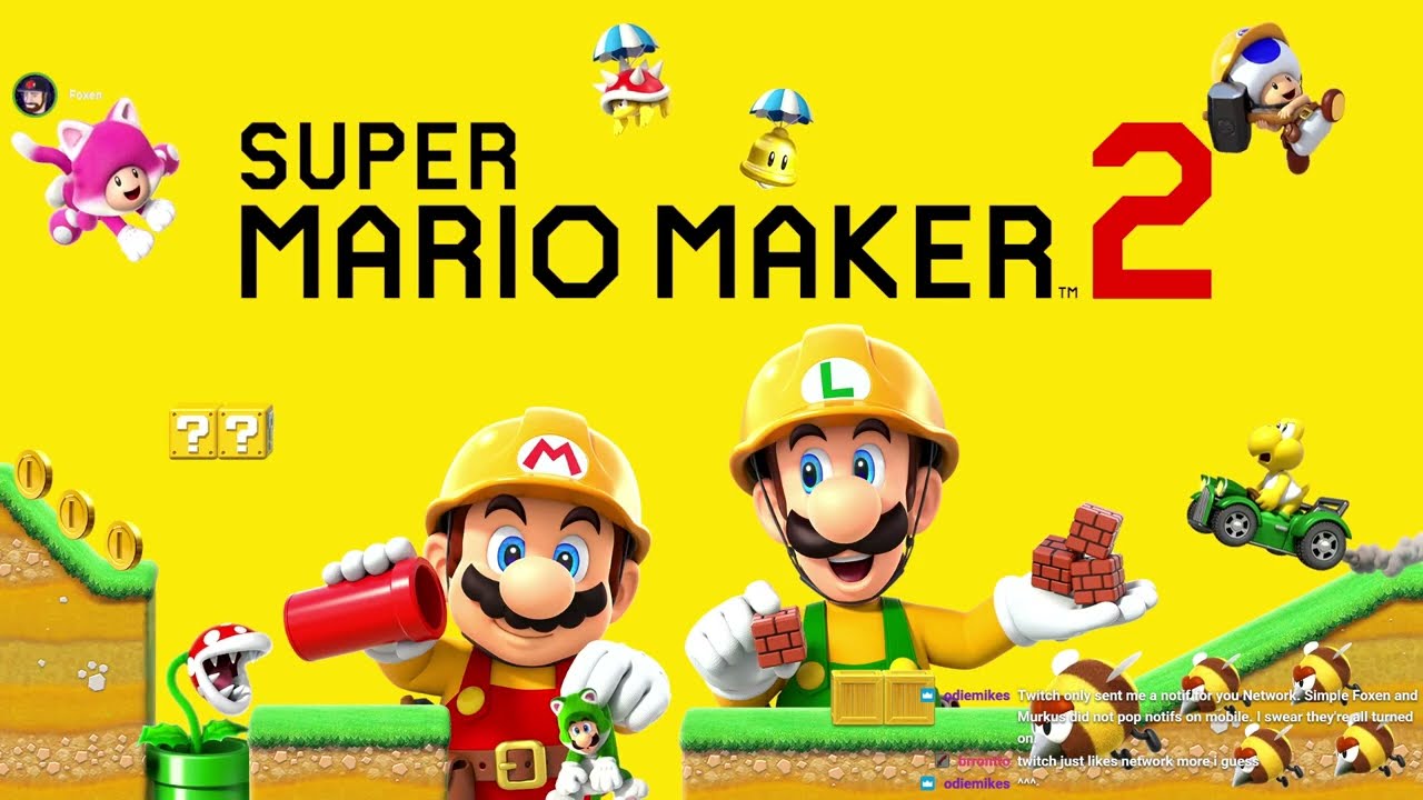 Mario Maker 2 VS w/ SimpleFlips, Murkus, & Foxen - Network50 [Mar 7, 2026]