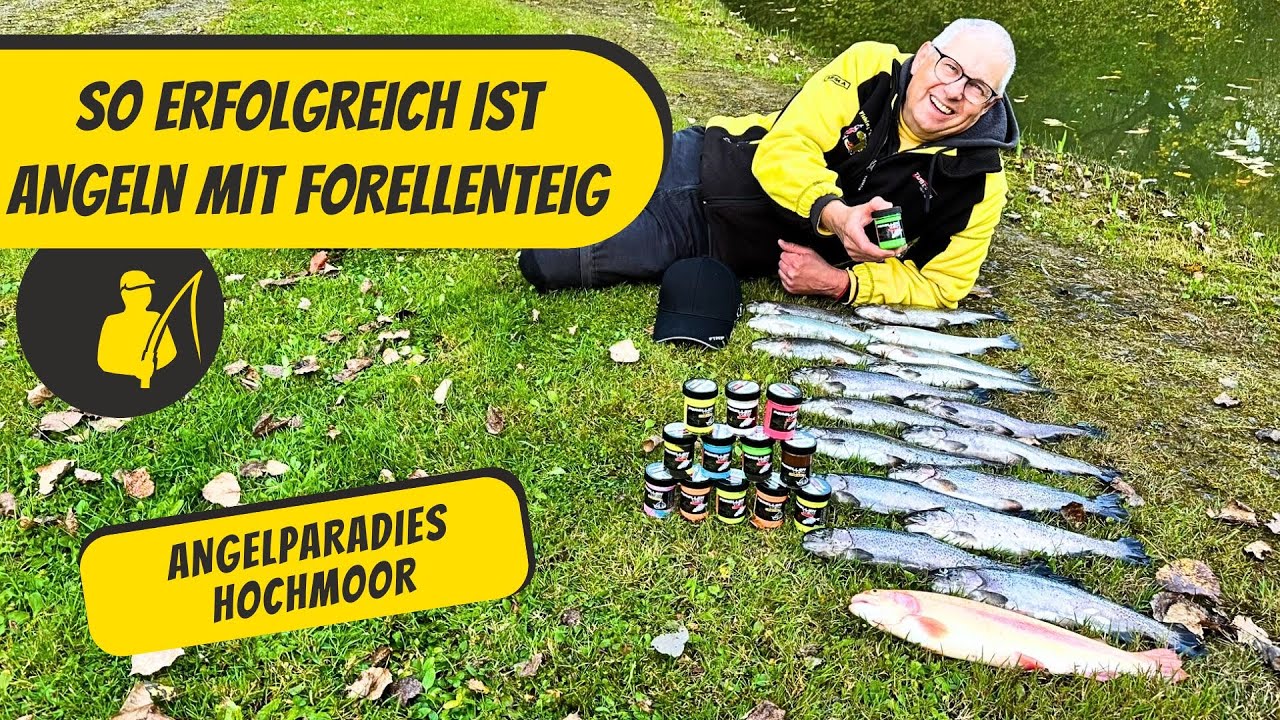 So erfolgreich ist Angeln mit Forellenteig