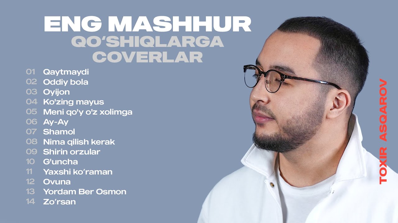 Eng mashhur qo&lsquo;shiqlarga coverlar! (Toxir Asqarovdan) #cover #album